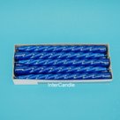 Gedraaide kaarsen donker blauw 