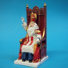 Sinterklaas op troon